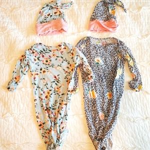 2 Knotred Gown Sets